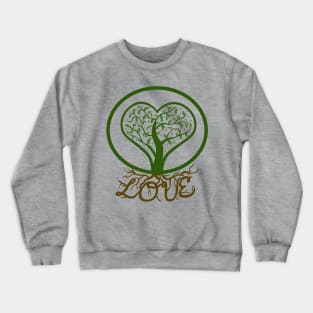 Arbor Day/Earth DayTree Love Crewneck Sweatshirt